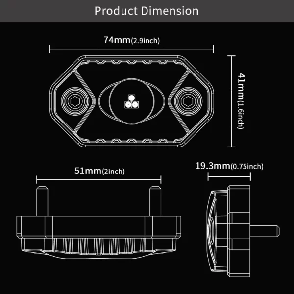 Flex RGB Rock light kit ( x6 ) - Image 6