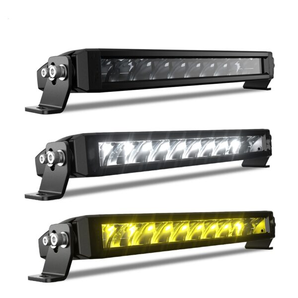 6" White and Golden LED Light Bar - Image 2