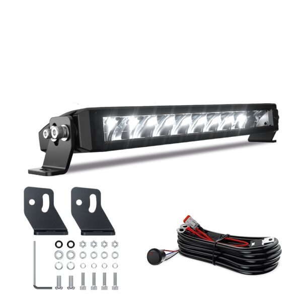 6" White and Golden LED Light Bar - Image 3